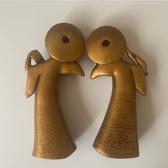 Vintage Christmas Gold Music Choir Angels - Picture 5 of 10